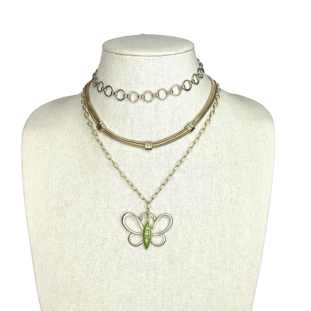 3 Vintage Choker Necklaces